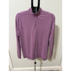 Johnnie-O Men's Performance 1/4 Zip Pullover Size Medium FLAW